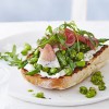 Summer Beans on Toast with Prosciutto