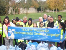 Clean-Up at St James's Walk, Dublin 8, by the Church of God