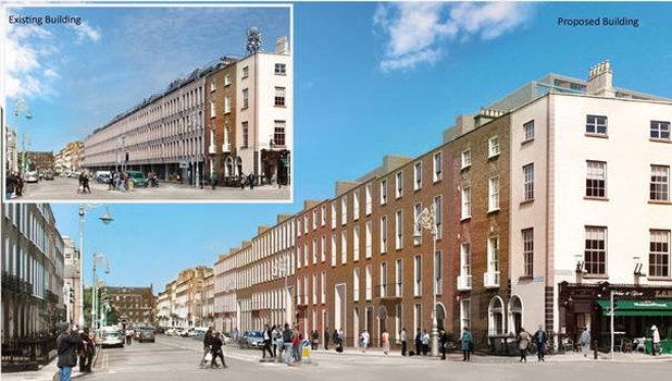 Winning design for the proposed new ESB HQ on Fitzwilliam Street Lower in Dublin City
