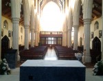 Beautiful view from the altar inside St. Catherines Church, Meath Street, Dublin 8