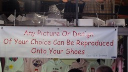 Any picture or design of your choice can be reproduced onto your shoes