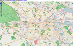 Map of Green Spaces In Dublin 8 - #UrbanRegeneration
