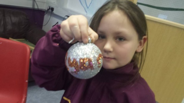 Nicole - Christmas Tree Bauble, artwork created for rememberance