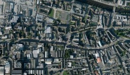 Satelitte view of Thomas Street and James' Street, Dublin 8