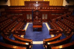 The Dail Chamber - Irish main house of parliament