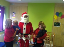 Santa at the Wee Tots Creche Dublin