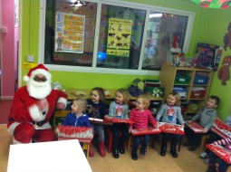 Santa at the Wee Tots Creche Dublin